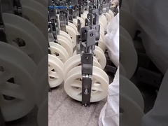 508mm Line Fittings Mc ไนลอน คอนดิวเตอร์ พูลี่ สตริ้งบล็อกด้วยล้อไนลอนสาม