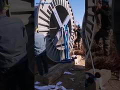 เงินสหรัฐอเมริกา 3T ไฮดรอลิกเคเบิ้ล การจ่ายเงินยืนสําหรับเคเบิ้ล